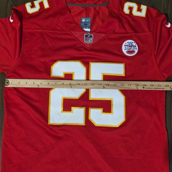 Clyde Edwards-Helaire Jersey Medium Nike Chiefs 25 Red NFL On Field - Picture 4 of 5